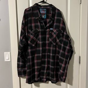 Dixxon flannel Bowie 5xl long sleeve buttons